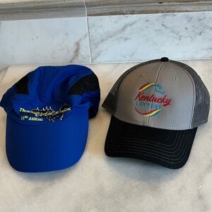 Blue and Gray unisex Caps Set